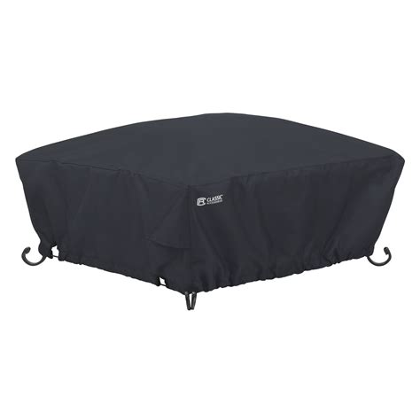 Classic Accessories Water Resistant 30 Inch Full Coverage Square Fire Pit Cover