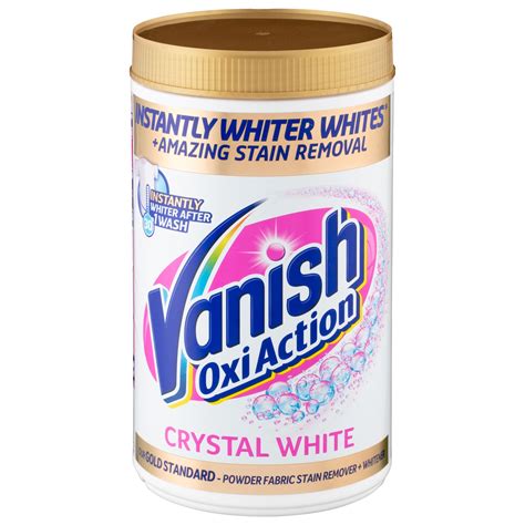 Vanish Gold Oxi Action Stain Remover Crystal White 15kg Laundry