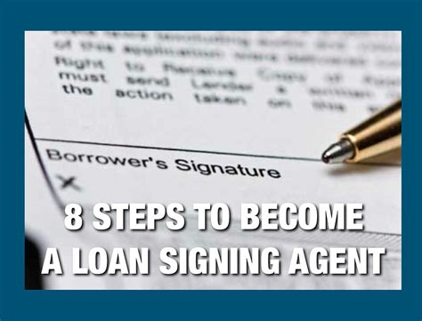 eight steps to becoming a loan signing agent