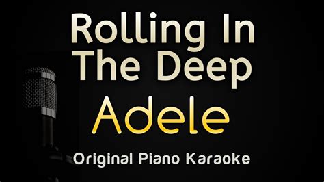 Rolling In The Deep Adele Karaoke Songs With Lyrics Original Key