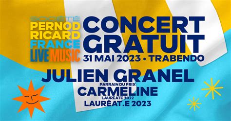 Prix Société Pernod Ricard France Live Music 2023 Concert De
