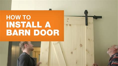Barn Door Installation How To Install A Barn Door Youtube