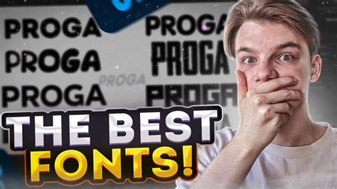 THE BEST FONTS FOR PHOTOSHOP Best Fonts For Thumbnails Fonts YouTube