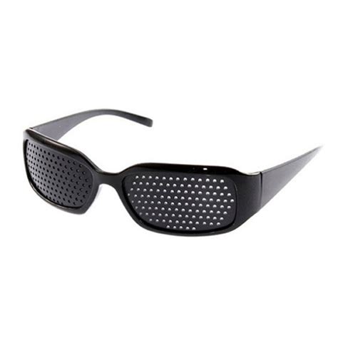 Pinhole Sunglasses Women Men Anti Fatigue Vision Care Pin Hole Microporous Glasses Eye Exercise