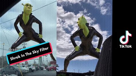 Shrek In The Sky Tiktok Trend How To Get The Shrek Dancing Filter On