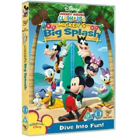 Mickey Mouse Clubhouse Mickeys Big Splash Dvd 2009 Disney Eur 9
