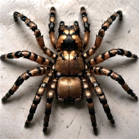 Premium Photo Dark Brown Tarantula Spider