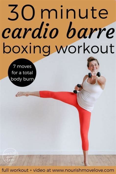 Cardio Barre Boxing Workout Full Body Workout Under 30 Minutes Pair