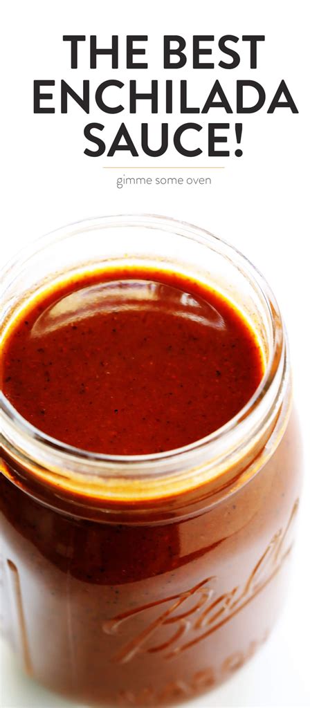 Truly The Best Homemade Enchilada Sauce Recipe Its Quick And Easy To Make Totally Delicious