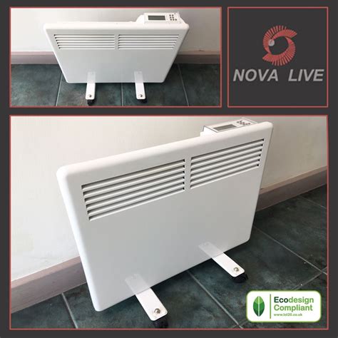 Slimline Nova Eco Panel Heaters Radiators Wall Mounted Thermostat Timer
