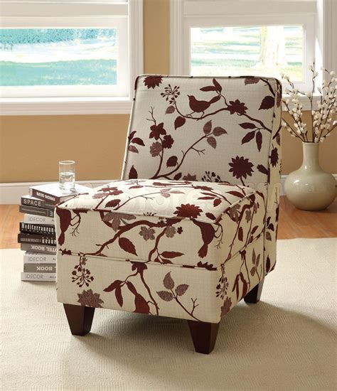 Floral Print Accent Chairs Christopher Knight Home Roseville Blue