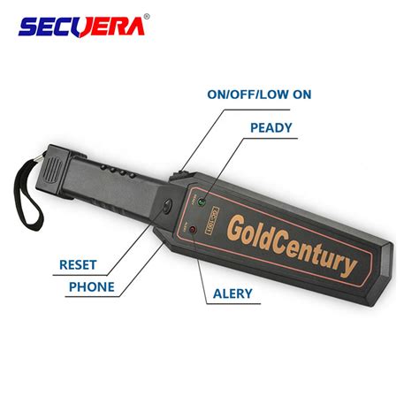 Handheld Metal Detector Gold Century Gc1001 For Body Security Checking
