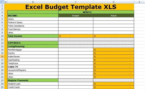 Microsoft Excel Budget Template Free One Checklist That You Should Keep