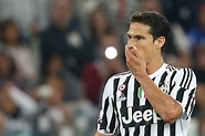 Juventus' Brazilian midfielder Anderson Hernanes reacts during the ...