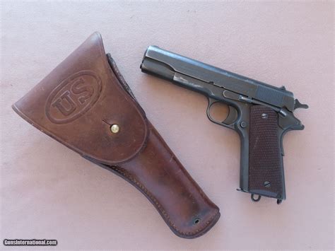 Two Ww2 Us Usmc Colt 1911 M1916 Army Leather Pistol Holster Two Colour