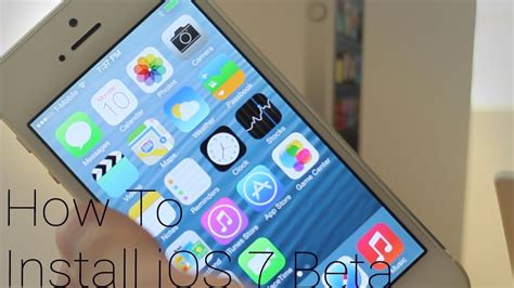 How To Install Ios 7 Beta On Your Iphone Ipod Touch Ipad Youtube