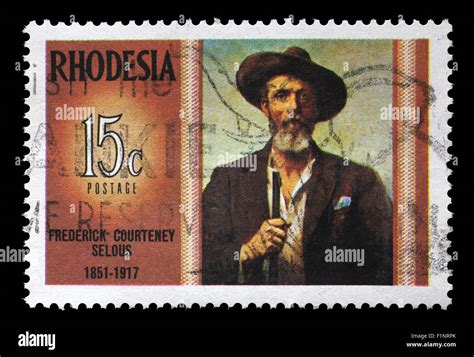 Sello En Rhodesia Muestra Frederick Courteney Selous 1851 1917