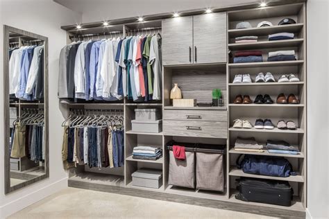 This Refined And Practical Custom Closet Combines All The Storage Function You Need With An