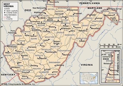 West Virginia Counties Students Britannica Kids Homework Help
