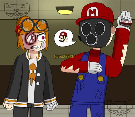 Smg4 Fallout Au Mario And Meggy By Officialjed22exe On Newgrounds