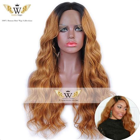 Find More Human Wigs Information About 6a Two Tone Full Lace Ombre