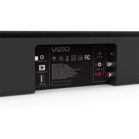 vizio sb3821 c6c 38 inch 2 1 sound bar system refurbished