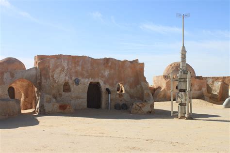 Star Wars Set In Tunisian Desert Star Wars Set Natural Landmarks