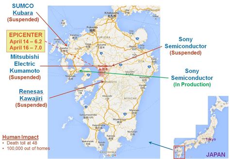 The Kumamoto Japan Earthquake And Its Impact On The Electronics Supply