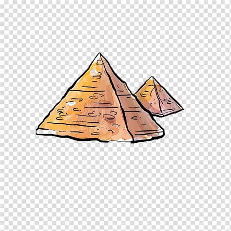 Egyptian Pyramids De Piramides Cartoon Pyramid Transparent Background