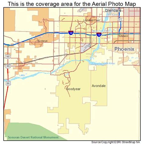 Goodyear Arizona Wall Map Premium Style By Marketmaps