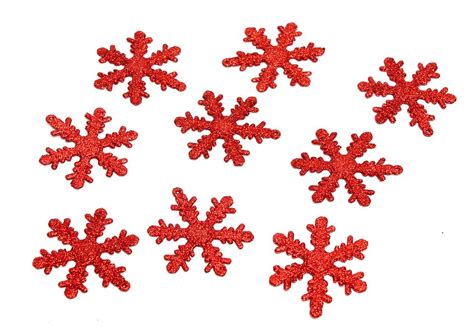 Snowflakes Free Stock Photo Red Snowflake Shaped Christmas