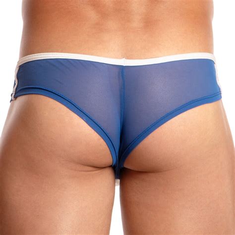Buy Sexy Mens Sheer Thong Underpants Pouch Enhancing Low Rise Waist Bikini Underwear Online At