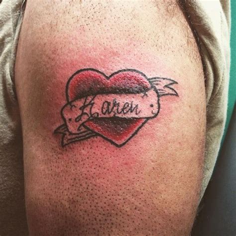 30 Beautifully Touching Tattoos Of Hearts With Names Spiritustattoo