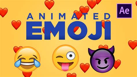 How To Animate Emojis In After Effects Motion Graphics Youtube