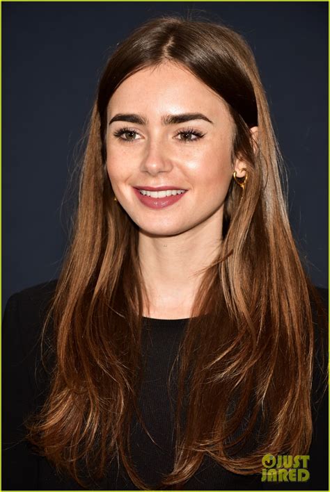 Lily Collins Keeps It Chic While Celebrating Up And Coming