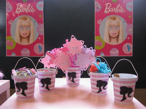 swanky chic fete pink barbie party [a 5th birthday party]