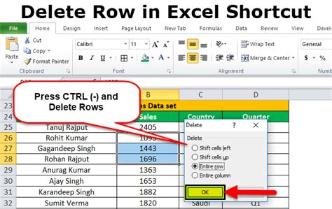 How To Delete Rows In Excel Using Shortcuts Or My XXX Hot Girl
