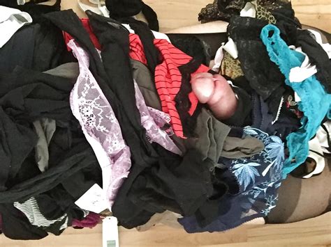 Cocky Play With My Lingerie And Panty Collection 25 Pics