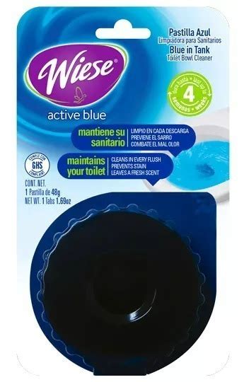 Pastilla Desinfectante Azul Wiese 48g Caja Con 12 Blister Burbuja