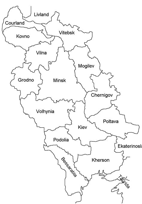 Blank Map Of Eastern Europe And Russia