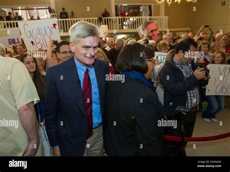 U S Senate Candidate Rep Bill Cassidy R La Arrives At A Campaign Rally Saturday Nov 1