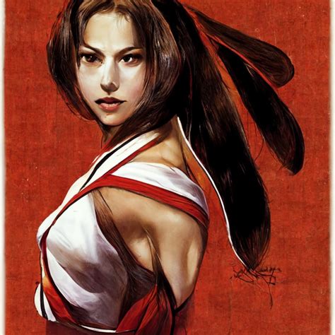 Prompthunt Mai Shiranui Art By Shinkiro