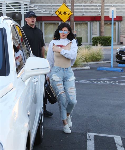 Kylie Jenner In Ripped Jeans Out In Los Angeles Hawtcelebs