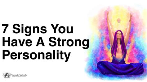 7 Signs You Have A Strong Personality