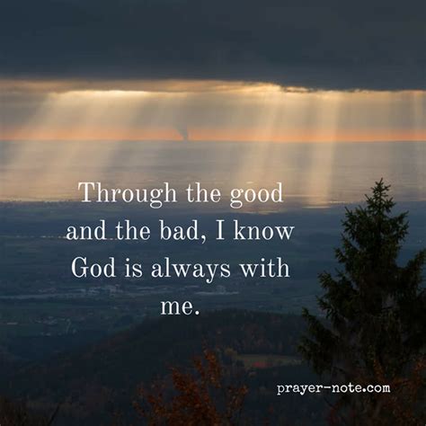 I Know God Is Always With Me Quotes Shortquotescc