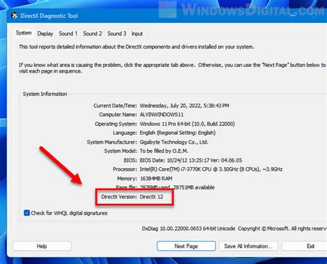 How To Check For Your Directx Version In Windows 11 Youtube