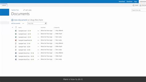 Grouping Documents In A Sharepoint Library Youtube