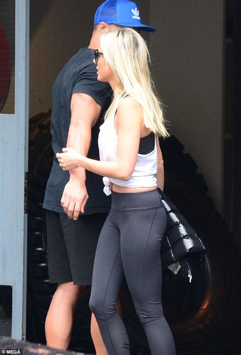 Roxy Jacenko Gives Pt Dan Adair A Hug After Gym Session Daily Mail Online