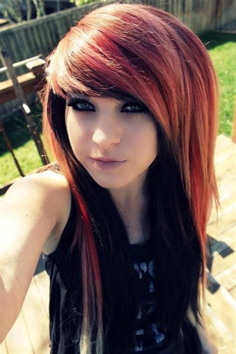 Best Emo Hairstyle For Girls With Long Hair Styles Weekly