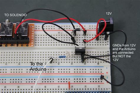Controlling A Solenoid Valve From An Arduino Martyn Currey